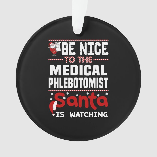 Medical Phlebotomist Ornament (Front)