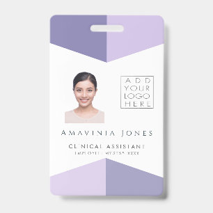 Medical Photo ID Identification Plastic Badge