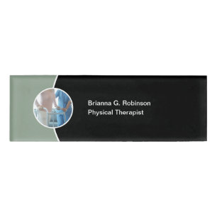 Medical Physical Therapist  Name Tag