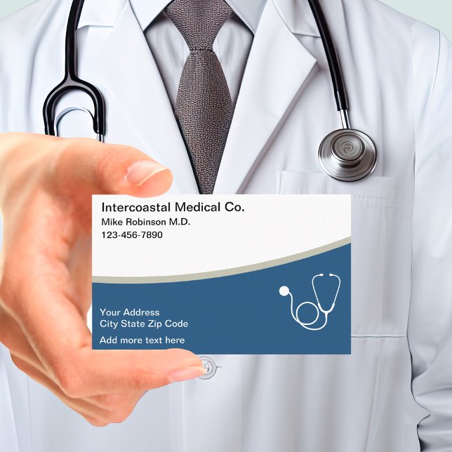 Medical Physician Doctor Office Business Cards  (Creator Uploaded)