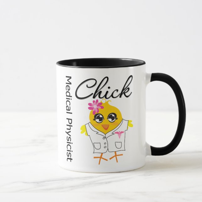 Medical Physicist Chick v2 Mug (Right)