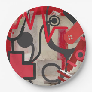 Medical Profession Paper Plate