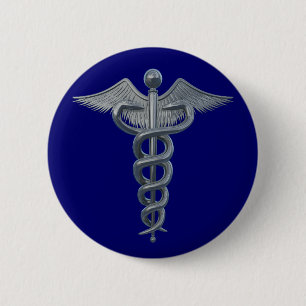 Medical Profession Symbol 6 Cm Round Badge