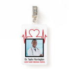 Medical Professional custom photo & text badges