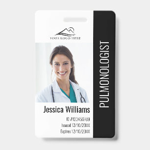 Medical Professional Custom Photo & Text ID Badge