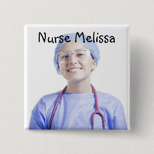 Medical Professional Identification  15 Cm Square Badge