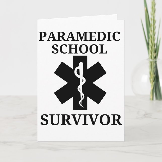Medical Professional Medical Shool Survivor Card (Front)