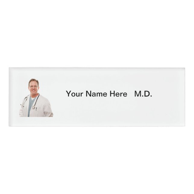 Medical Professional Name Tag (Front)