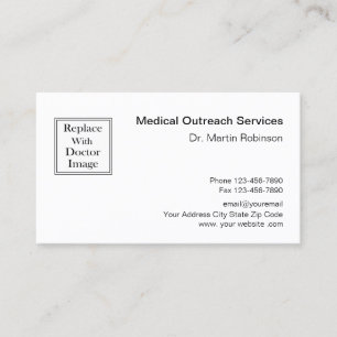 Medical Professional Outreach Services Business Card