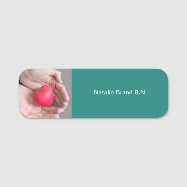 Medical Professional Registered Nurse Name Tag (Front)