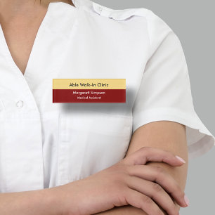 Medical Professional Staff Name Tags