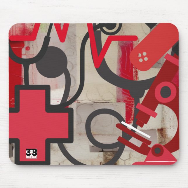 Medical Professionals Mouse Mat (Front)