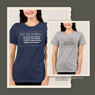 Medical Profession's Typical Answers  Tri-Blend Shirt