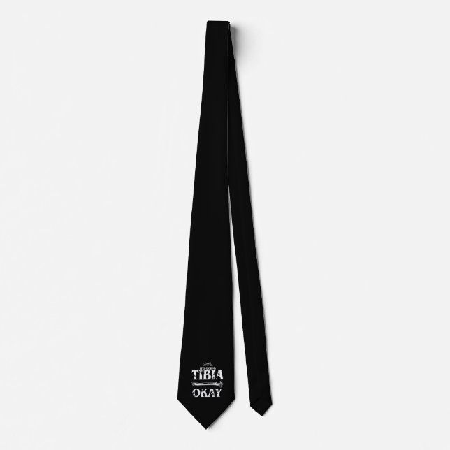 Medical Pun bone hospital teacher bones Tie (Front)