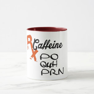medical pun funny Caffeine PO Q4H PRN Mug design