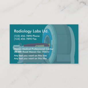 Medical Radiology Clinic Business Cards