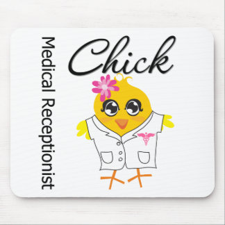 Medical Receptionist Chick Mouse Mat