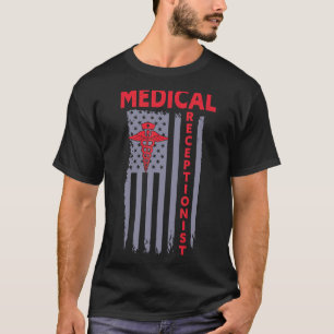 Medical Receptionist Healthcare Worker Appreciatio T-Shirt