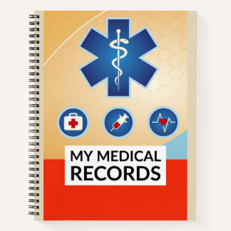 Medical Record Keeper Notebook style 3