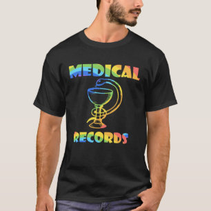 Medical Records Tiedye World Health Day T-Shirt