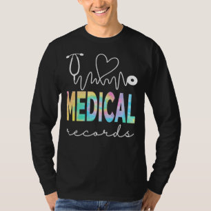 Medical Records Tiedye World Health Day T-Shirt