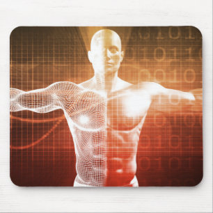 Medical Research on the Human Body as Concept Mouse Mat