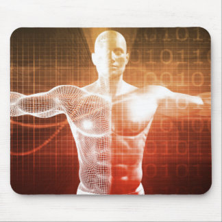 Medical Research on the Human Body as Concept Mouse Mat