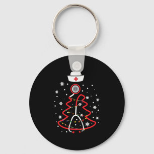 Medical RN NUrse, Merry Christmas Key Ring