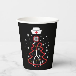 Medical RN NUrse, Merry Christmas Paper Cups