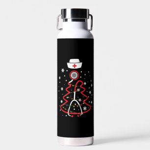 Medical RN NUrse, Merry Christmas Water Bottle