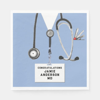 Medical School Grad Party Napkins