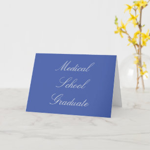 Medical School Graduate Congratulations Card