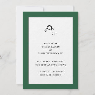 Medical School Graduation Announcement