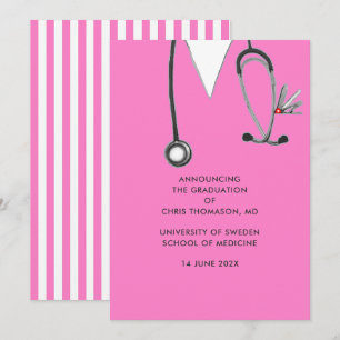 Medical School Graduation Announcement