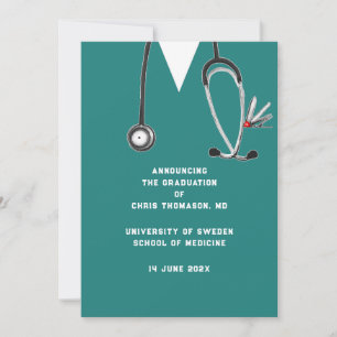 Medical School Graduation Announcement