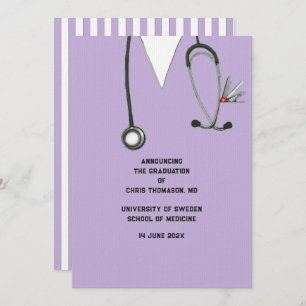 Medical School Graduation Announcement