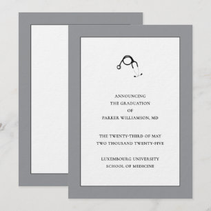 Medical School Graduation Announcement