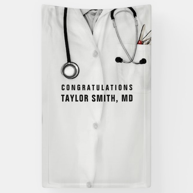 Medical School Graduation Banner (Vertical)