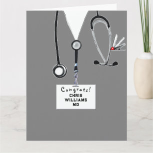 Medical School Graduation Card
