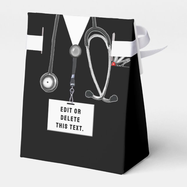 Medical School Graduation Favor Box (Back Side)