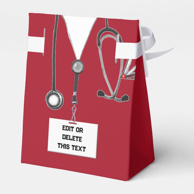 Medical School Graduation Favour Box (Back Side)