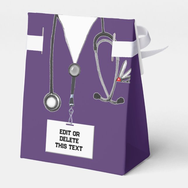 Medical School Graduation Favour Box (Back Side)