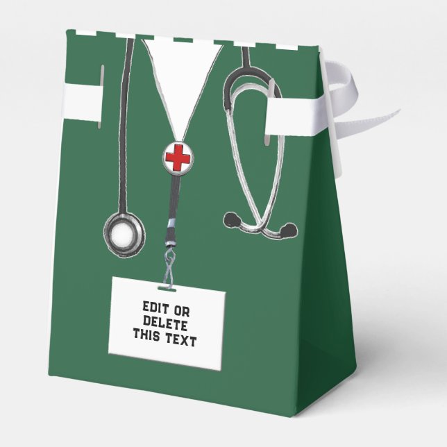 Medical School Graduation Favour Box (Back Side)