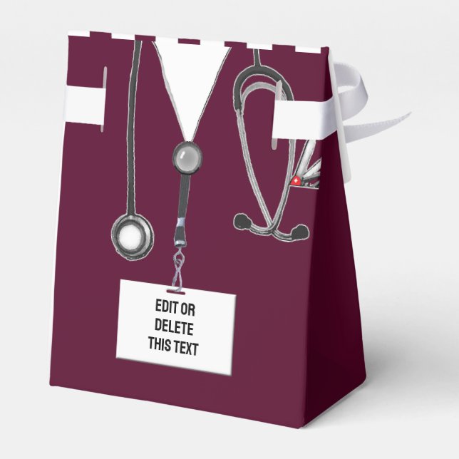 Medical School Graduation Favour Box (Back Side)