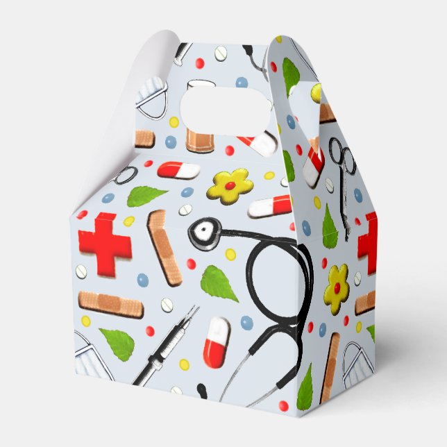 Medical School Graduation Favour Box (Front Side)