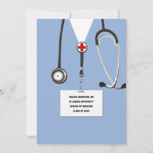 Medical School Graduation Party Invitation