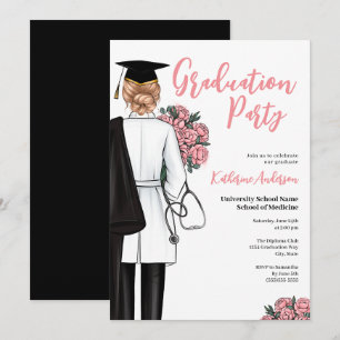 Medical School Graduation Party Invitation