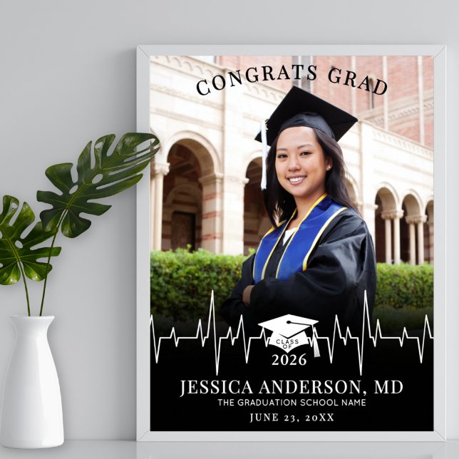Medical School Graduation Photo Sign (Medical School Graduation Photo Sign)