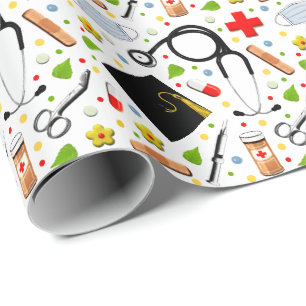 Medical School Graduation Wrapping Paper