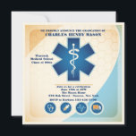 Medical Science Graduate Party Invitation Custom<br><div class="desc">A square graduation party invitation with the Asclepius symbol of medicine. (FP) The card is easy to customise with your wording, font, font colour and choice of six paper types. Not exactly what you're looking for? All our products can be custom designed to meet your needs at no extra charge....</div>